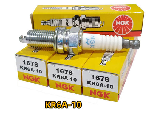 Kr6a-10 1678 निकेल अलॉय रेसिस्टर NGK ऑटो स्पार्क प्लग स्टैंडर्ड TS16949 प्रमाणित
