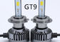 Gt9 H7 कार हेडलाइट बल्ब 50W 6000lumen 3 रंग एलईडी हेडलाइट 4300K ​​3000K 6000K